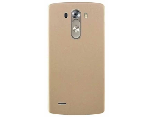 zore LG G3 Kılıf Zore Premier Silikon Kapak-Gold