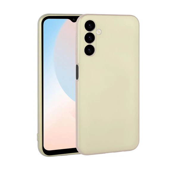 zore Galaxy A24 Kılıf Zore Premier Silikon Kapak-Gold