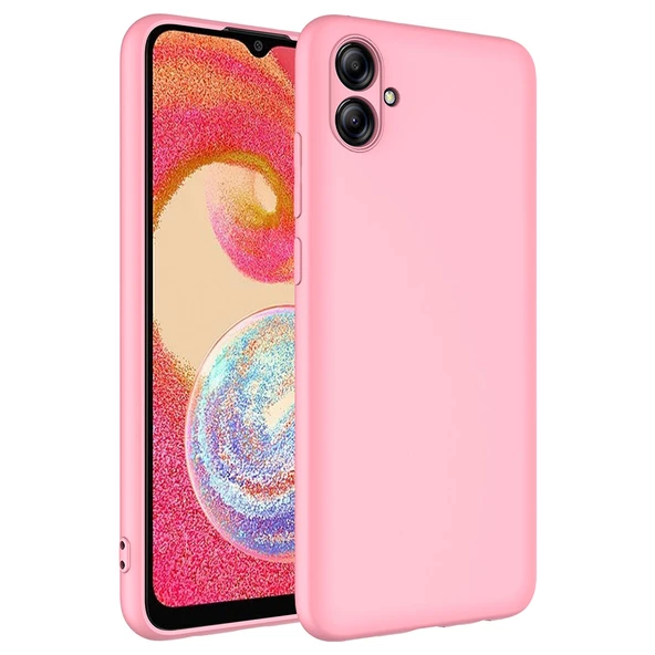 zore Galaxy A04E Kılıf Zore Mara Lansman Kapak-Pembe