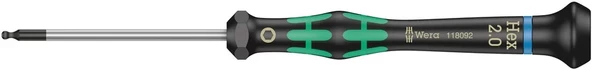 Wera 2052 Top Baş Mikro Alyan 2x60mm Tornavida 05118092001