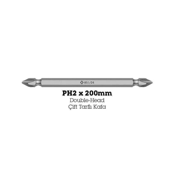 Wera 851/24 Ph/Yıldız 2x200mm Bits 05135728001