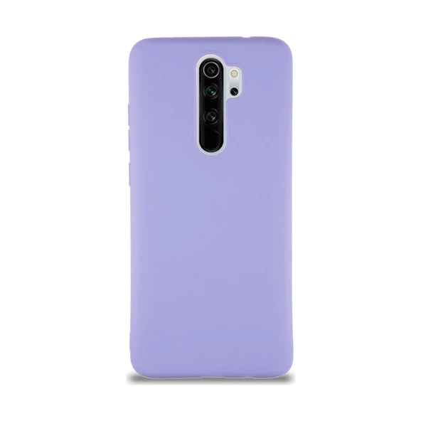 zore Xiaomi Redmi Note 8 Pro Kılıf Zore Biye Silikon-Lila