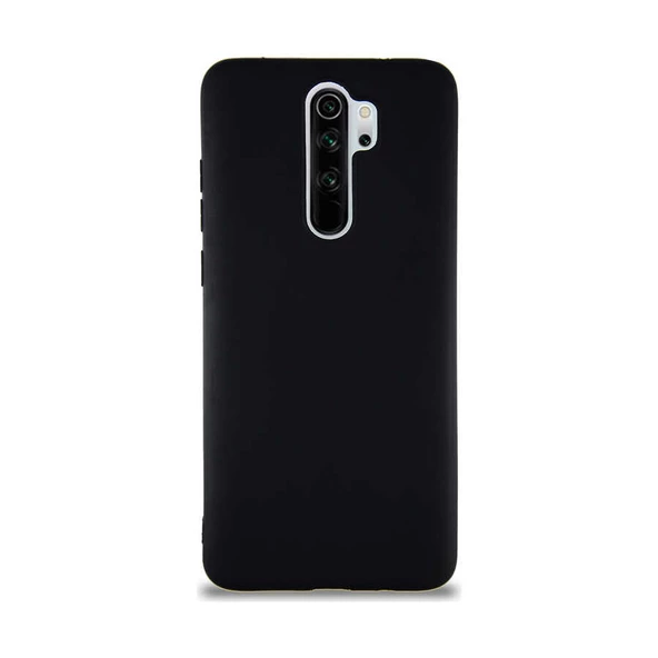 zore Xiaomi Redmi Note 8 Pro Kılıf Zore Biye Silikon-Siyah