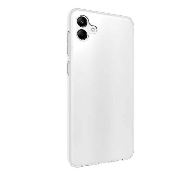 zore Galaxy A04 Kılıf Zore Süper Silikon Kapak-Renksiz