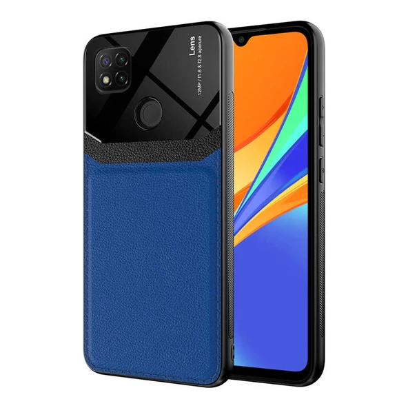 zore Xiaomi Redmi 9C Kılıf ​Zore Emiks Kapak-Lacivert