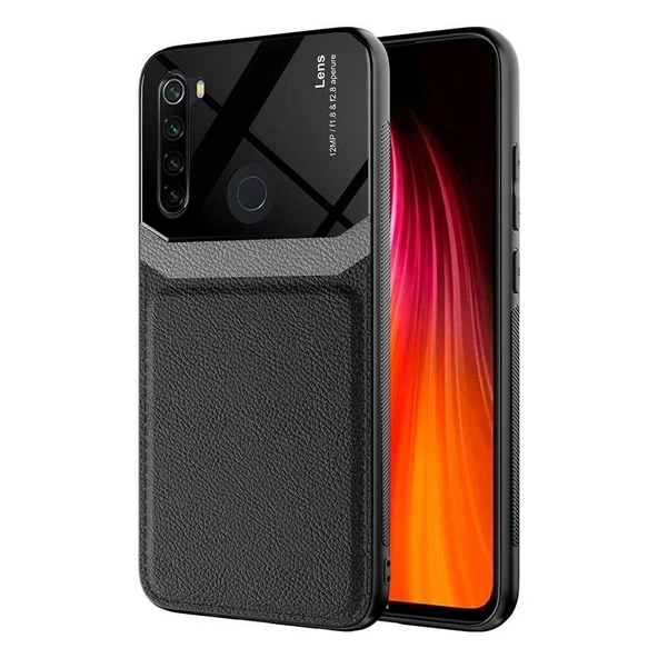 zore Xiaomi Redmi Note 8 Kılıf ​Zore Emiks Kapak-Siyah