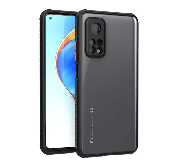 zore Xiaomi Mi 10T Pro 5G Kılıf ​​Zore Kaff Kapak-Siyah