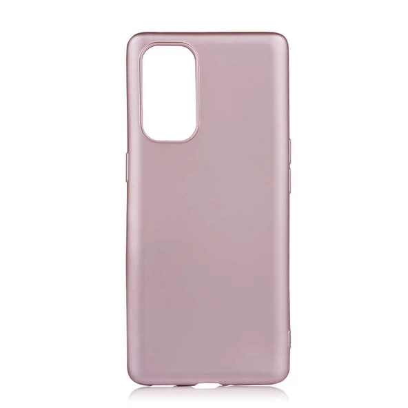 zore Oppo Reno 5 Pro 5G Kılıf Zore Premier Silikon Kapak-Rose Gold