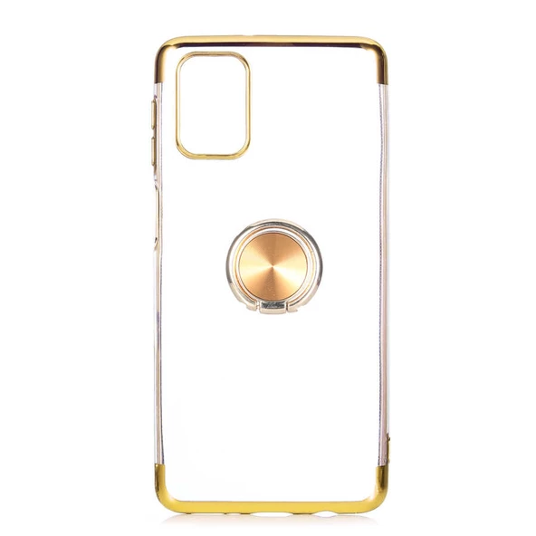 zore Galaxy M31S Kılıf Zore Gess Silikon-Gold