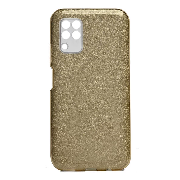 zore Huawei P40 Lite Kılıf Zore Shining Silikon-Gold