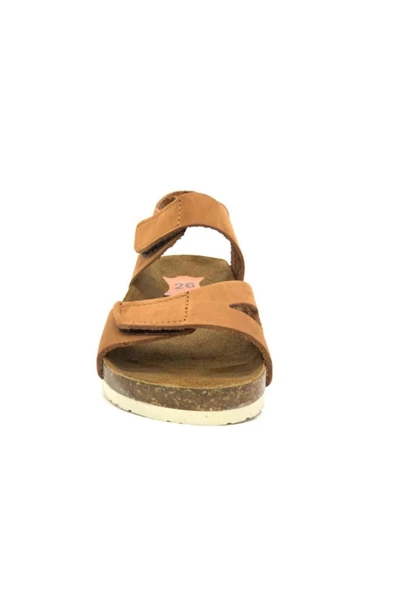 Unisex Çocuk Lacivert Hakiki Deri Ortopedik Sandalet - 7