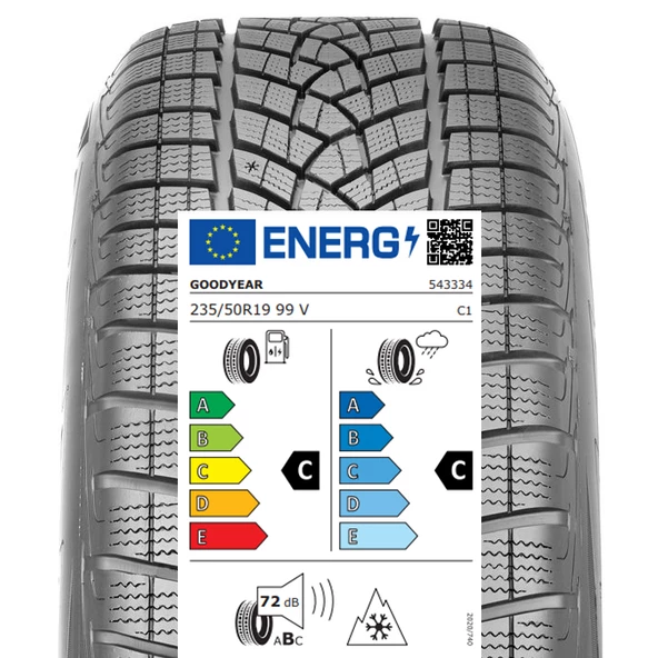 Goodyear UltraGrip Performance SUV G1 235/50 R19 99V AO Kış Lastiği - 2024 - 4