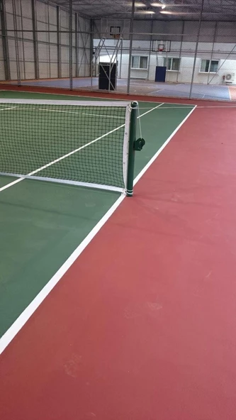 Adelinspor TE-2 Mapalı Tenis Direği ve Gold Tenis Filesi Seti - 4
