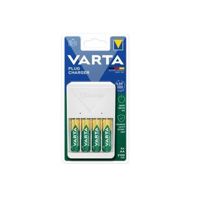 Varta Pil Şarj Cihazı + 4 Adet 2100mAh AA Pil 57647101451