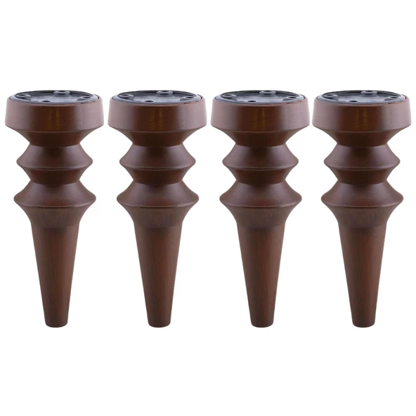 Oliva Ahşap Desenli 17 Cm Mobilya Kanepe Koltuk Tv Ünitesi Konsol Yükseltme Ayağı Ayakları 4 Adet - Resim 8