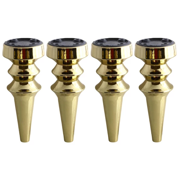 Oliva Gold 17 Cm Mobilya Kanepe Koltuk Tv Ünitesi Konsol Yükseltme Yükseltici Ayağı Ayakları 4 Adet - 8