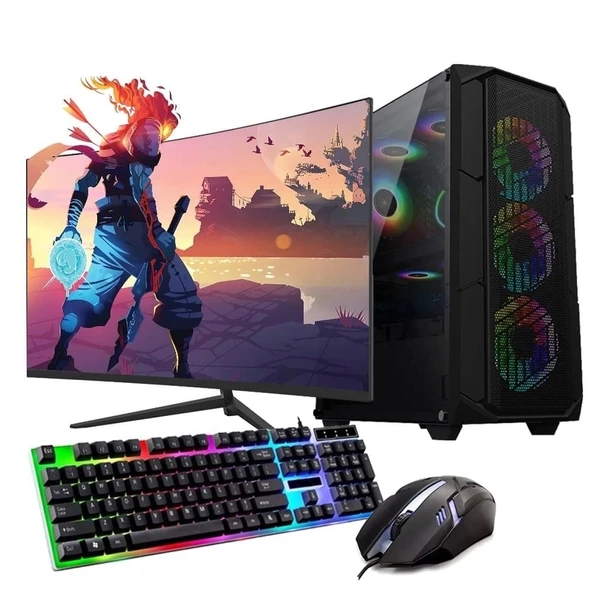 Ryzen5 5600 32GB 1TB M2 8GB RTX3050 27" Mon. Oyun Bilgisayarı (Gaming Set) ürün görseli