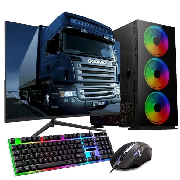 Ryzen5 5600 16GB 480SSD 12GB RTX3060 24" Mon. Oyun Bilgisayarı (Gaming Set)