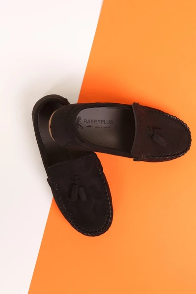 Çocuk Taba Yumuşak Loafer Ayakkabı - 8