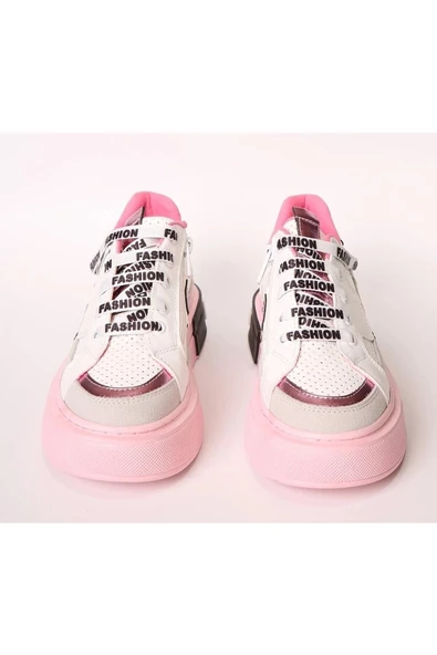 Çocuk Kalın Taban Anatomik Fermuarlı Sneaker Spor Ayakkabı - 11
