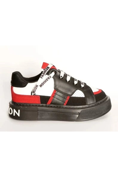Çocuk Kalın Taban Anatomik Fermuarlı Sneaker Spor Ayakkabı - 2