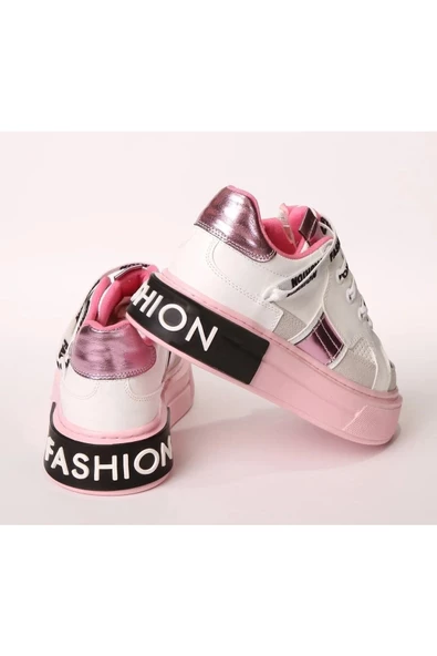 Çocuk Kalın Taban Anatomik Fermuarlı Sneaker Spor Ayakkabı - 12