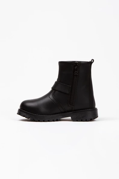 Unisex Hakiki Deri Fermuarlı Bot - 3