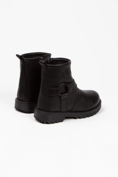 Unisex Hakiki Deri Fermuarlı Bot - 4