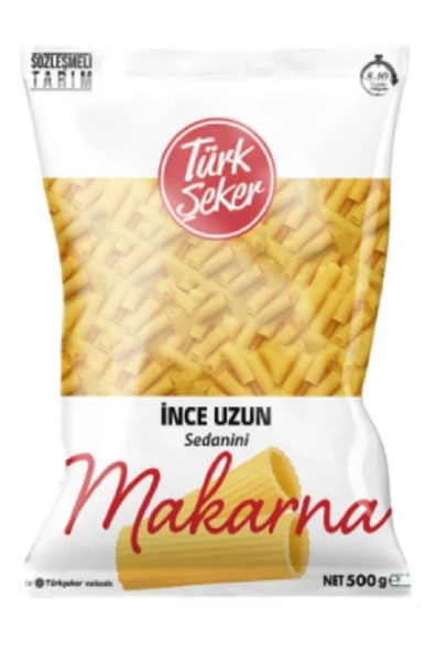 Türk Şeker İnce Uzun Makarna 500 gr - 1