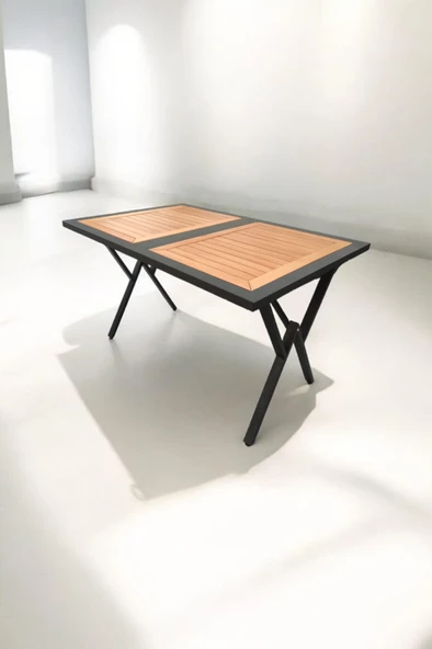 Pimango Çiğli Gürgen Ahşap Çok Amaçlı Çalışma ve Yemek Masası, 120x80 cm - 2