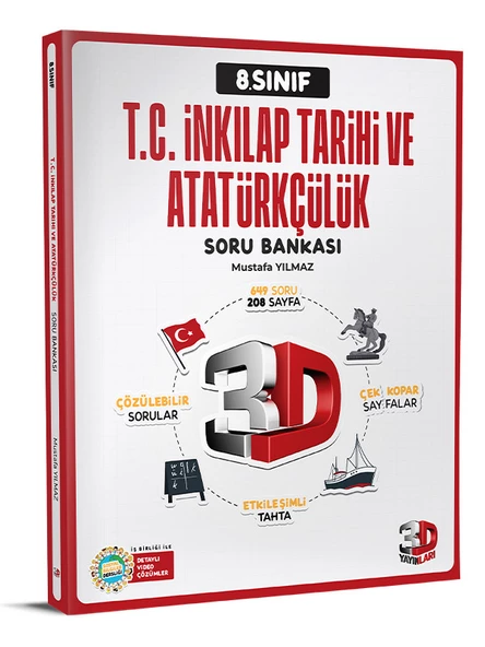 3D YAYINLARI T.C. İNKİLAP TARİHİ VE ATATÜRKÇÜLÜK