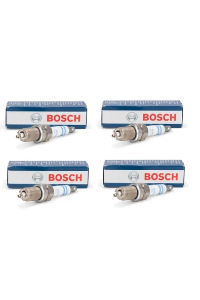 Bosch Mercedes E Serisi (210)E200 2.0 1995 1996 1997 1998 1999 2000 2001 Bosch Nikel Buji 3 Tırnak 4 Adet