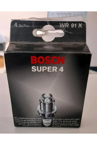 Bosch Ateşleme Bujisi Takım 4 Tırnak Astra F 91-98 /corsa A 90-93 Corsa B 93-00/vectra A 88-95 1.4 1.6 2.0 ürün görseli