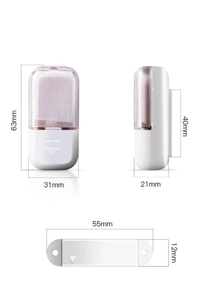 Sensörlü LED Dolap İçi Işık – Otomatik Hareket Algılayıcı, Manyetik Yapışkanlı Spot LED Aydınlatma - 2