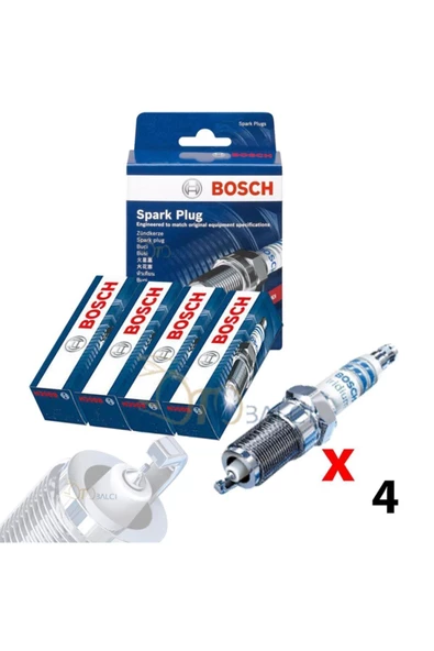 Bosch Opel Astra J 1.4 / 1.4 Turbo Bosch Double Iridyum Buji Set 2009--