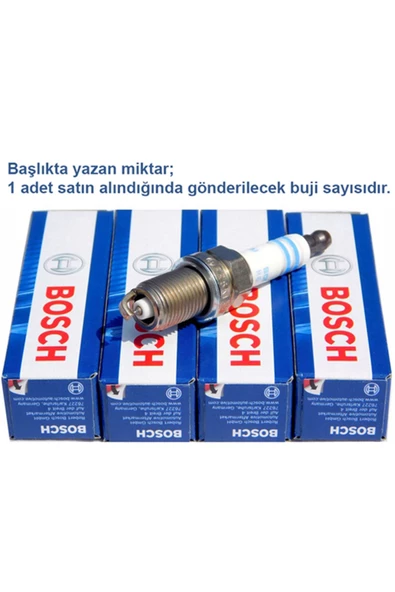 Bosch Honda Civic 1.4 1995-1998 Lpg Bujisi 4 Adet ürün görseli