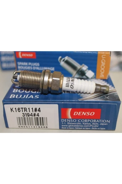 DENSO K16Tr11 Buji Corolla Uyumlu 1,3 1997-2000 Takim 4 Adet 504597554