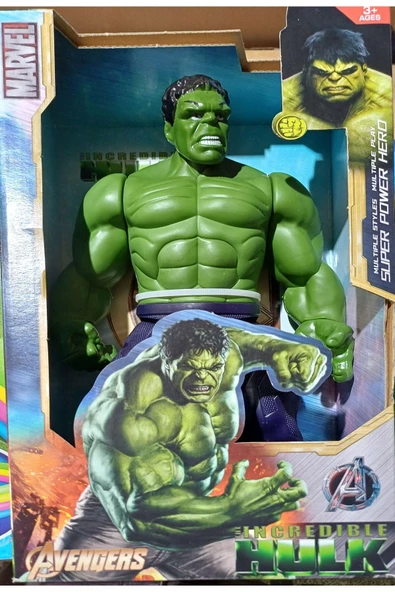 Hulk Sesli Işıklı Aksiyon Figürlü Oyuncak Aven gers HULK Action Figür.