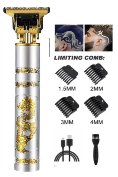 gold tech Saç Sakal Ense Çizim Tüm Vücut Tüyü Lazer Öncesi Tıraş Makinesi - 3