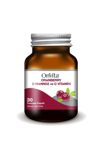 Onvita Cranberry & D-Mannoz & C Vitamini 30 Kapsül