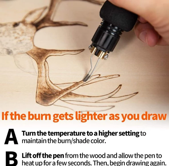 WellHise Yihua 939-2 Tek Kollu Ahşap Yakma Makinesi - Resim 5