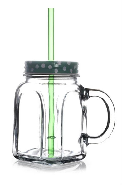 Paşabahçe 80388 Metal Yeşil Kapaklı Pipetli Kulplu Bardak 450 Cc - 9