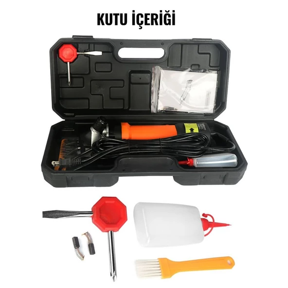 Prohummer PH-EA018 Koyun Keçi Kırkma Makinesi (Kırmızı) - 4