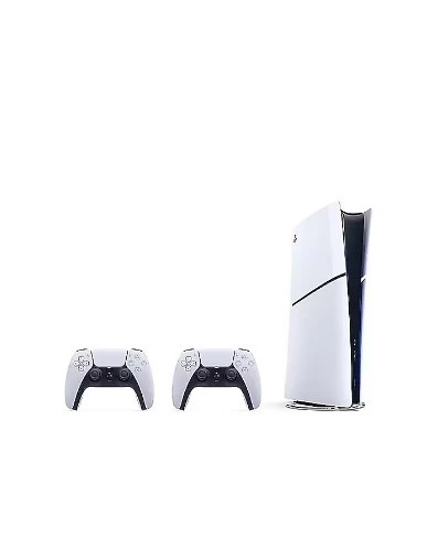 Sony Playstation 5 Slim Digital Edition İthalatçı Garantili + 2.Dualsense Beyaz - Siyah - Beyaz