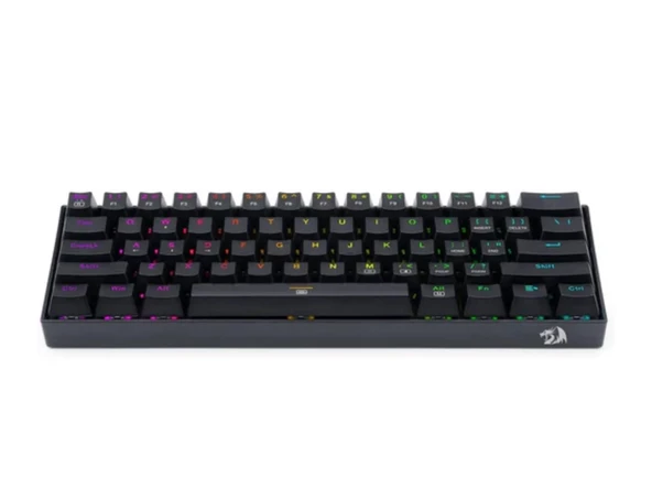 REDRAGON K630-RGB BLUE SWITCH KABLOLU MEKANİK GAMİNG Q KLAVYE SİYAH - 5