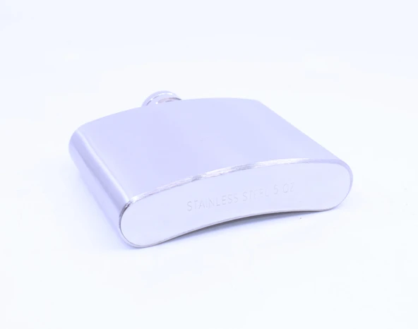 Mat Krom Cep Matarası-Flask 5 OZ - 5