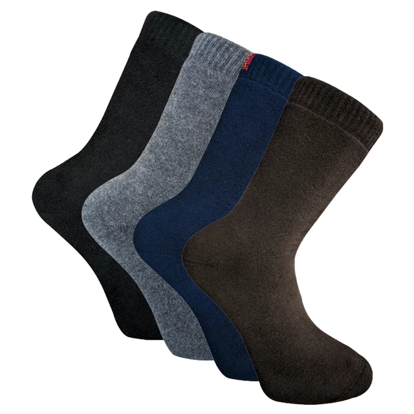 Termal Havlu Kışlık Erkek Çorabı Kahve (19601) - 2