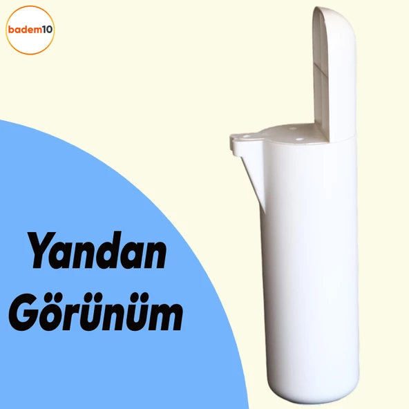 Kapsül Bohem Mobilya Kanepe Tv Ünitesi Koltuk Konsol Yükseltici Ayağı Ayakları Mat Beyaz 15 cm 4 Adet - 3