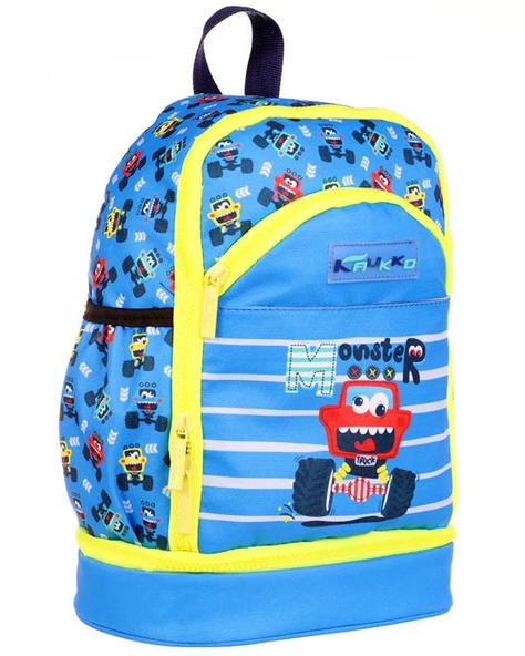 Kaukko Kids Anaokul Çantası Monster Truck V6029 - 2