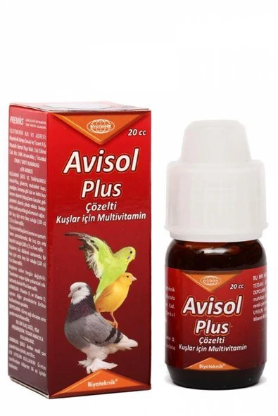 Biyoteknik Avi sol Plus Kuş Vitamini 20 cc 1 Adet ürün görseli 1